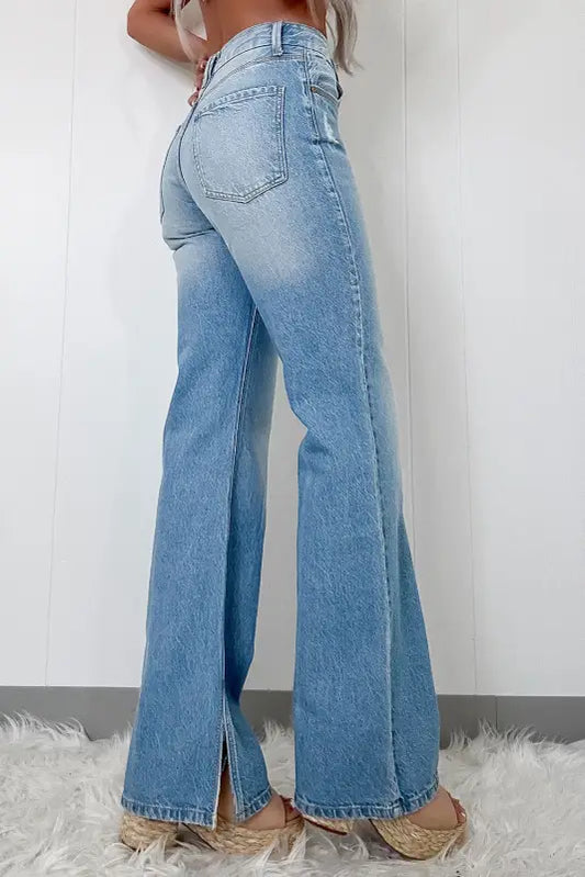 Myosotis skyline straight-cut jeans