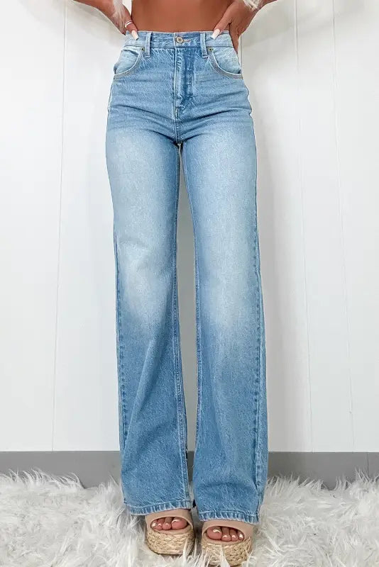 Myosotis skyline straight-cut jeans