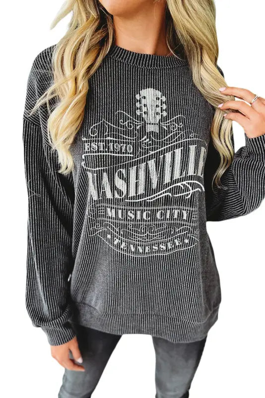 Nashville music city - graphic sweatshirt - sweatshirts