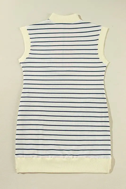 Nautical zip charm dress - mini dresses