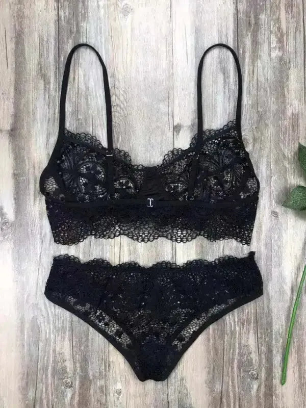 Never Ever Lace 2 Piece Set - Lingerie - Fashionfitz