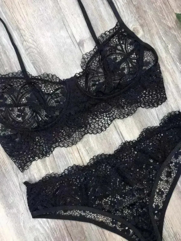 Never Ever Lace 2 Piece Set - Lingerie - Fashionfitz