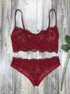 Never Ever Lace 2 Piece Set - Lingerie - Fashionfitz