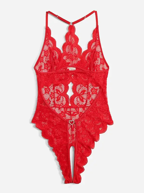 Date night lace teddy lingerie