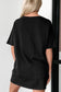 Noir-elegance tunic tee - t-shirts