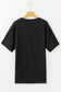 Noir-elegance tunic tee - t-shirts