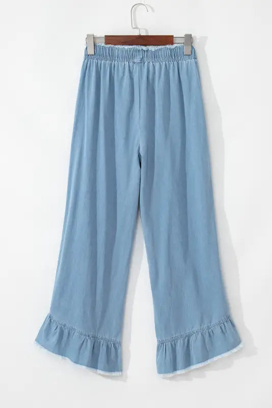 Ocean whisper ruffle jeans