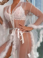 If Only Sheer Mesh Babydoll - Fashionfitz