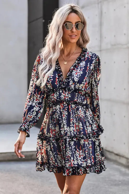 Open back floral dress - ruffle | summer trends | fashionfitz