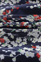 Open Back Floral Dress - Ruffle - Fashionfitz