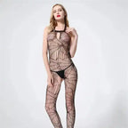 Open Crotch Full Body Fishnet Stocking - Fashionfitz
