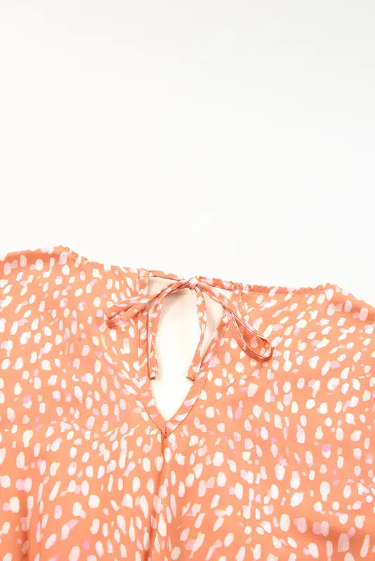 Orange animal print romper - rompers