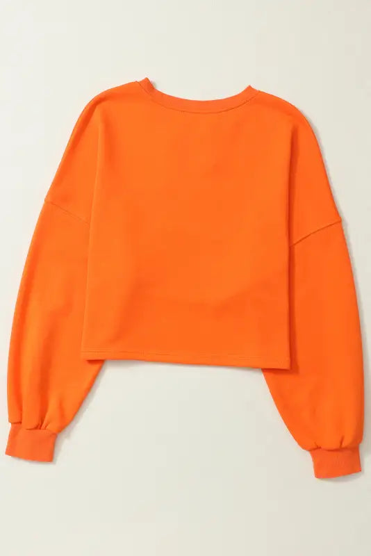 Orange game day rugby sweatshirt - sweatshirts