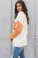 Orange long sleeve colorblock chest pocket textured knit top - tops