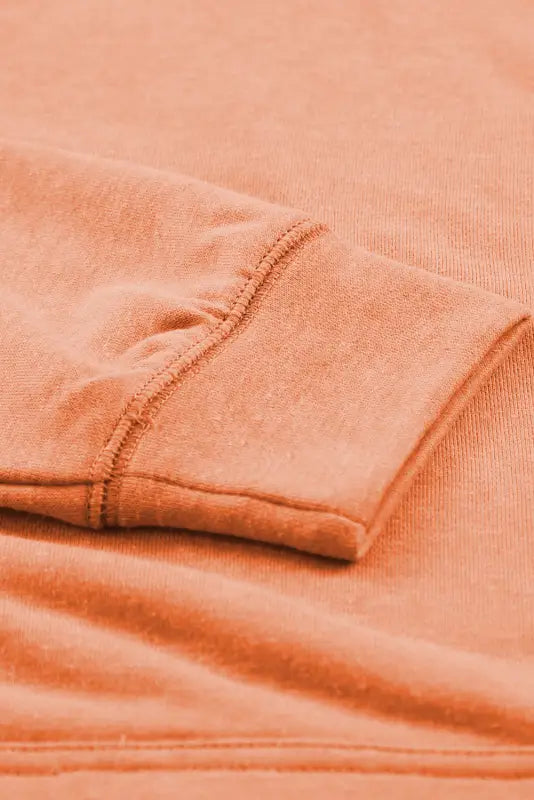 Orange mineral wash kangaroo hoodie - hoodies