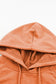 Orange mineral wash kangaroo hoodie - hoodies