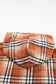 Orange plaid pattern sherpa lined hooded shacket - shackets