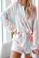 Orange tie dye knit lounge set - loungewear