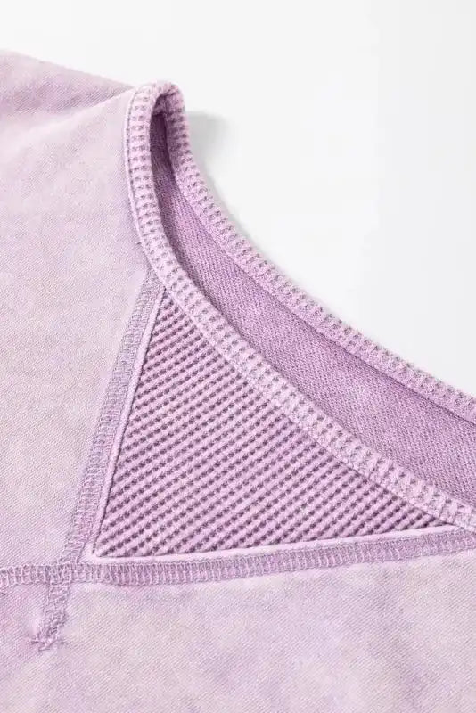 Orchid Mineral Wash Plus Size Tee - Fashionfitz