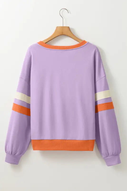 Orchid rib knit sweatshirt | fashionfitz