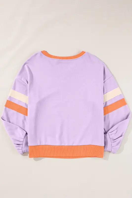 Orchid rib knit sweatshirt | fashionfitz