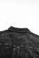 Oversized Shacket - Black Vintage Distressed Mineral Wash - Fashionfitz