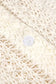 Oversized Shirt - Beige Lace Crochet - Fashionfitz