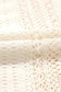 Oversized Shirt - Beige Lace Crochet - Fashionfitz