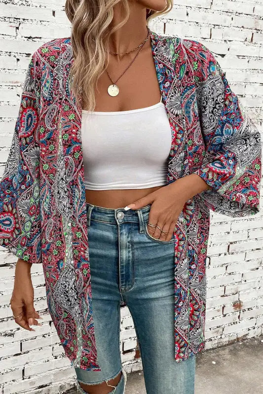 Paisley panache kimono | coats & jackets | fashionfitz