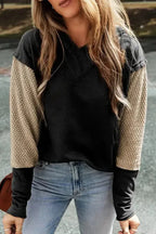 Patchwork Leopard Hoodie - Fashionfitz