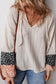 Patchwork petals knit blouse | women’s tops | fashionfitz