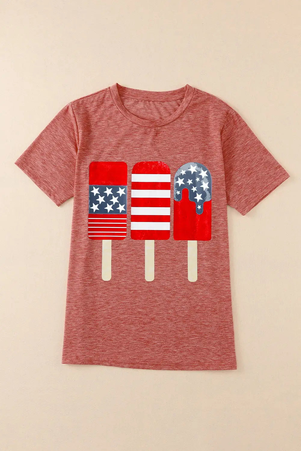 Patriotic popsicles short sleeve tee - graphic t-shirts