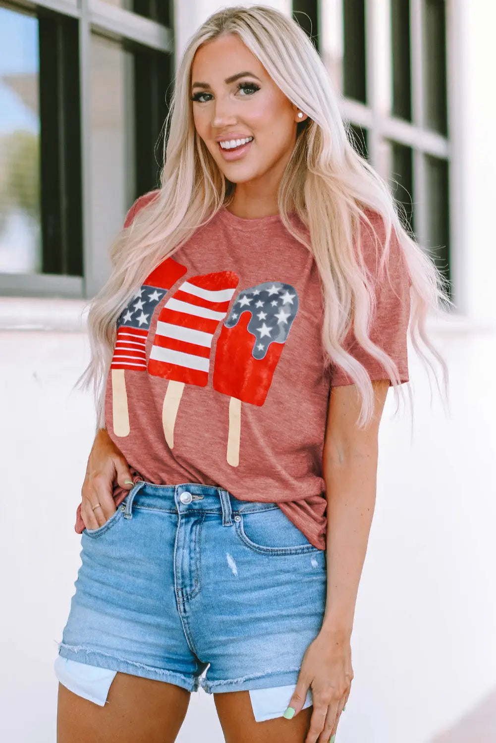 Patriotic popsicles short sleeve tee - graphic t-shirts