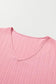 Peach Blossom Textured Plus Top - Fashionfitz