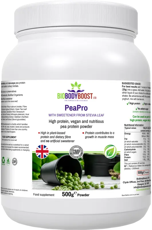 Peapro - pea protein powder - powders