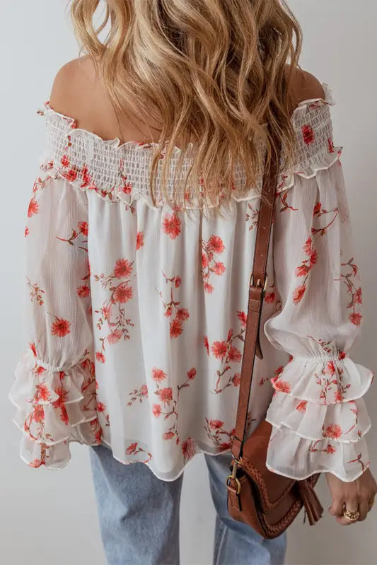 Petal play off-shoulder blouse | romantic | fashionfitz