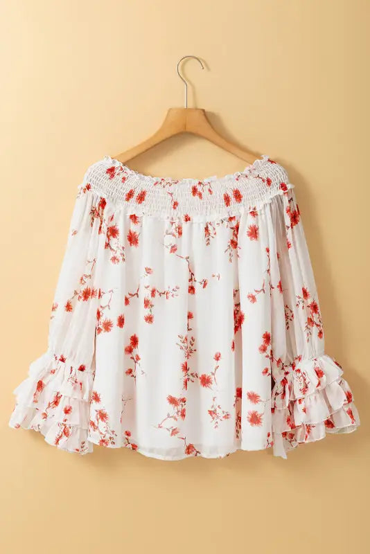 Petal play off-shoulder blouse | romantic | fashionfitz