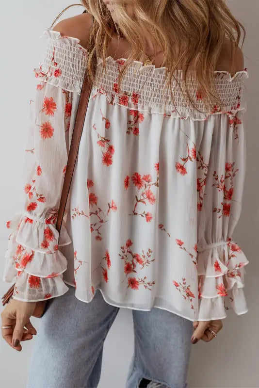 Petal play off-shoulder blouse | romantic | fashionfitz