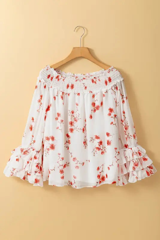 Petal play off-shoulder blouse | romantic | fashionfitz