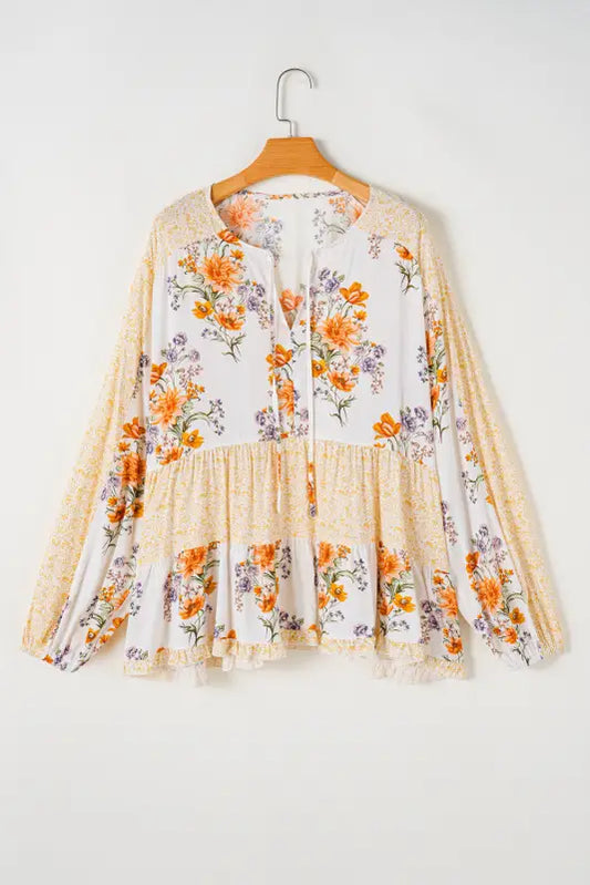 Petal poise plus blouse | boho blouses | fashionfitz