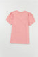 Petal sleeve v-neck t-shirt - t-shirts