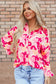 Pink blooming floral shirt | fashionfitz