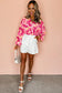 Pink blooming floral shirt | fashionfitz