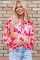 Pink blooming floral shirt | fashionfitz