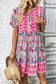 Pink bohemian summer dress - dresses/mini dresses