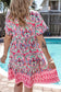 Pink bohemian summer dress - dresses/mini dresses