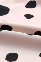 Pink Button Frill Cuffs Oversize Puff Sleeve Blouse - Fashionfitz