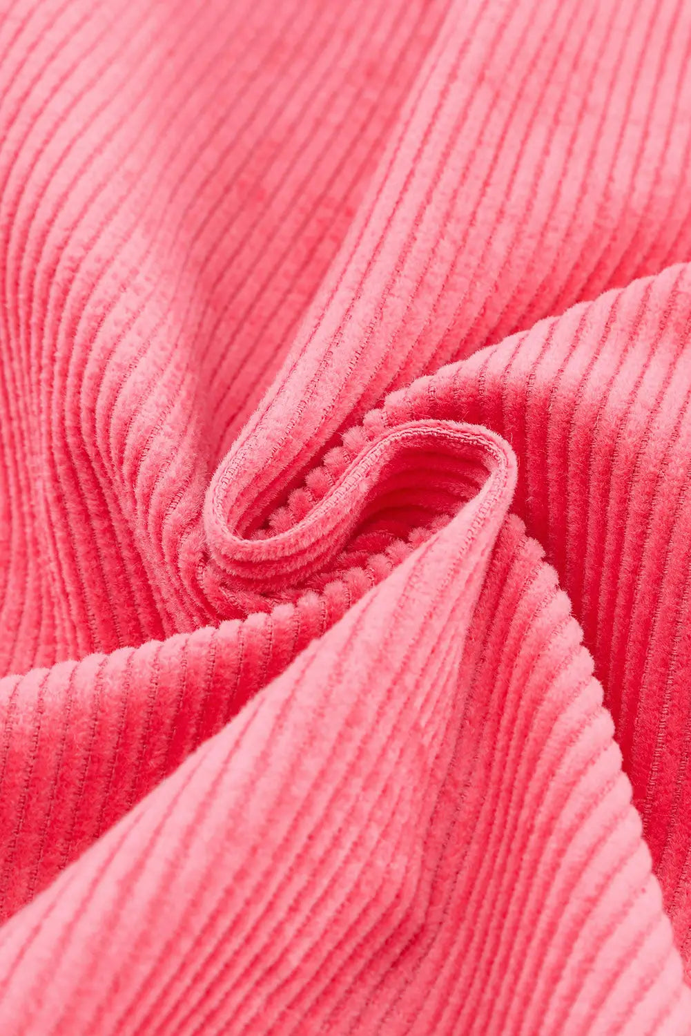 Pink buttoned flap pocket corduroy jacket - jackets
