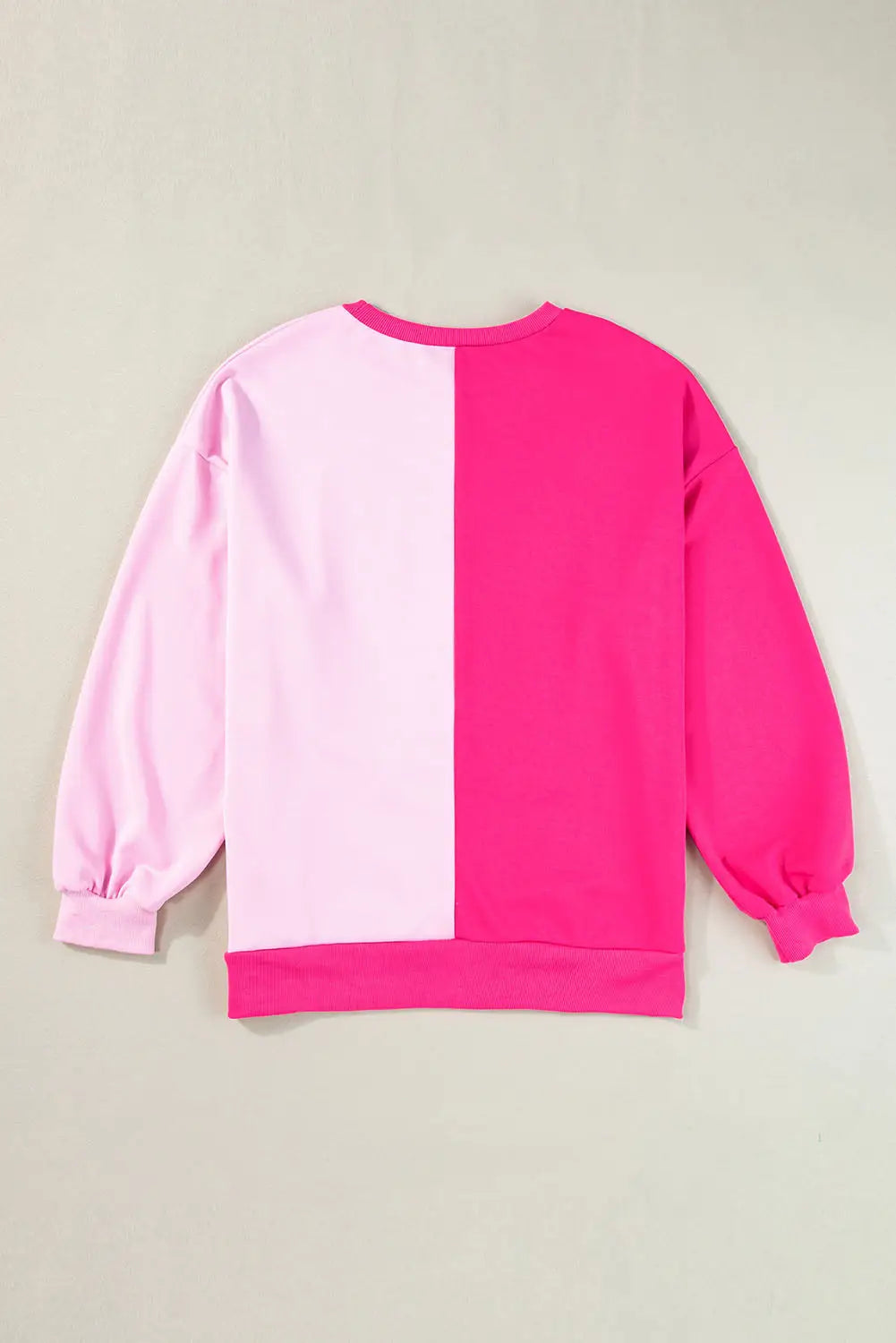 Pink color block sequined cowgirl boots graphic sweatshirt - tops