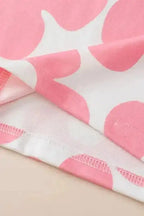 Pink Cute Flower Knitted Tank Top - Fashionfitz